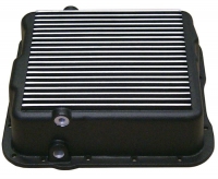 E20929 PAN-TRANSMISSION-BLACK POWDER COATED ALUMINUM-SAND CAST-4L60E-DEEP-97-05