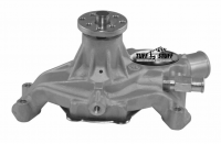 E21126 PUMP-WATER-NEW-AS CAST-ALUM. HOUSING-SUPERCOOL-SHORT-SMALL BLOCK-84-91-NO LONGER AVAILABLE