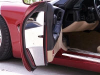 E21433 COVER-DOOR JAMB-LAMBORGHINI STYLE-POLISHED 100% STAINLESS STEEL-4PC-USA MADE-97-04