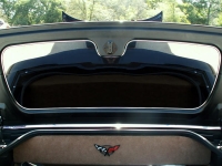 E21435 PANEL-TRUNK LID LINER-CONVERTIBLE/HARDTOP-POLISHED STAINLESS STEEL-USA MADE-98-04