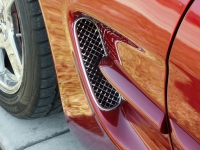 E21465 Vent Grille-Side Fender-Laser Mesh-Polished-Pair-97-04