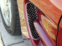 E21465 Vent Grille-Side Fender-Laser Mesh-Polished-Pair-97-04