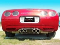 E21466 Vent Grille-Rear Bumper-Laser Mesh-Polished-Pair-97-04