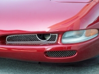 E21467 Vent Grille-Front Brake-Laser Mesh-Polished-Pair-97-04