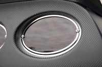 E21486 TRIM RINGS-TAIL LIGHTS-POLISHED STAINLESS STEEL-4 PIECES-97-04