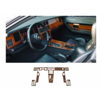 E22679 WOODGRAIN KIT-DASH AND CONSOLE-MAR WOOD-LIKE ROSEWOOD-AUTOMATIC-12PC 84-85