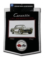 E22827 Corvette Generations Wool Wall Banner-53-62