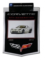 E22832 Corvette Generations Wool Wall Banner-05-13