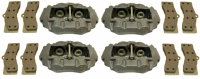 E2286 CALIPER SET-BRAKE-REBUILT-LIP SEAL-WITH PADS-65-82