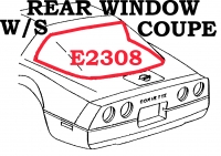 E2326 WEATHERSTRIP KIT-COUPE BODY-USA-9 PIECE-90-96