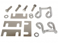 E23287 STRIKER-HOOD LATCH-POLISHED STAINLESS STEEL-KIT-77-78