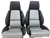 E23593 SEAT COVER-MOUNTED-STARDARD SEAT-LEATHER-TWO TONE-84-88