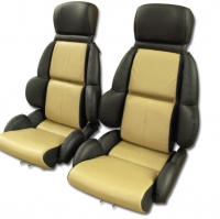 E23594 SEAT COVER-MOUNTED-STARDARD SEAT-LEATHER-TWO TONE-89-92