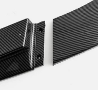 E25206 LIP SPLITTER-FRONT BUMPER-LOWER SPOILER-PLASTIC WITH CARBON FIBER PAINT COLOR-C6 Z06 ZR1 STYLE-06-13