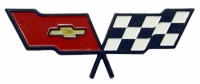 E3005 EMBLEM-FUEL DOOR-CROSS FLAG-EXCLUDES COLLECTOR'S EDITION-82