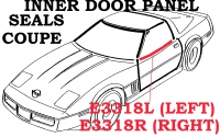 E3318L SEAL-INNER DOOR PANEL-LEFT-84-89