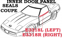 E3318R SEAL-INNER DOOR PANEL-RIGHT-84-89