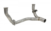 E3606 PIPE-EXHAUST-FRONT-Y PIPE-ALUMINIZED-WITH SMOG BRACKET-2 PIECES-75-76