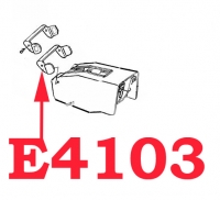 E4103 RETAINER-SEAT BELT BUCKLE-NO HOLES-E67