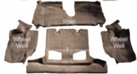 E4416 CARPET SET-REAR-CONVERTIBLE-CUT PILE-MASS BACK-90-93