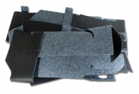 E9364CNV UNDERLAYMENT-CARPET-ORIGINAL DESIGN-CONVERTIBLE-CAR SET-65-67