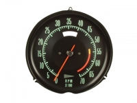 E6633B TACHOMETER-ASSEMBLY WITH 5600 RPM RED LINE-69-71