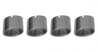 E6682 EXHAUST TIPS-POLISHED STAINLESS STEEL-ROUND-SET OF 4-97-00