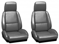 E7063 COVER-SEAT-LEATHER LIKE-MOUNTED ON FOAM-STANDARD-WITH PERFORATIONS-84-88