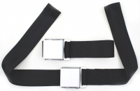 E7903 SEAT BELT SET-OE STYLE 4 PANEL WEBBING-ALUMINUM LIFT LATCH-COLORS-PAIR-56-62