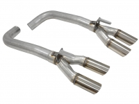 E8015B MUFFLER ELIMINATOR-ALUMINIZED-CHAMBERED-3.75 INCH-SLANT OVAL TIP-PAIR-84-90