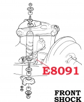 E8091 SPRINGS-FRONT COIL-STANDARD SUSPENSION-PAIR-MADE IN THE USA-53-62