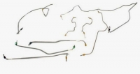 E8755 BRAKE LINE SET-STAINLESS STEEL-POWER DISC BRAKES-74