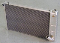 E8949B RADIATOR-ALUMINUM-DIRECT FIT-350 CI-AUTO-BLACK ICE COATING-69-72