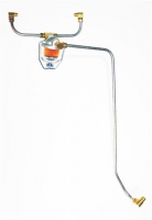 E9184 LINE SETS-FUEL-PUMP TO CARBURETOR-S.S.-2x4-3 LINES-5 FITTINGS-56-58