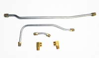 E9077 LINE SETS-FUEL-PUMP TO CARBURETOR-STEEL TUBING-425 H.P.-3 LINES-2 FITTING-65