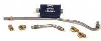 E9068 LINE SETS-FUEL-PUMP TO CARB.-STEEL TUBING-300 HP-2 LINES-4 FTGS-1 FILTER-63-5