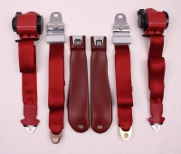 E9701 SEAT BELT ASSEMBLY-OE STYLE-VERTICAL MOUNT LAP AND SHOULDER-GM BUCKLE-COLORS-PR-68L-E69