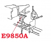 E9850A MOUNT-TRANSMISSION-FITS ALL 63-67 AND 68-81 4-SPEED AND AUTOMATIC-63-82