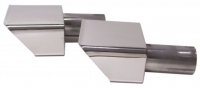 EC184 EXHAUST TIP-POLISHED STAINLESS STEEL-PAIR-70-72