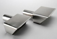 EC184 EXHAUST TIP-POLISHED STAINLESS STEEL-PAIR-70-72