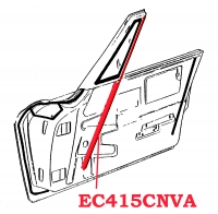 EC415CNVA CHANNEL-DOOR-FRONT WINDOW-CONVERTIBLE-PAIR-63-67