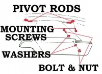 EC779 HARDWARE KIT-SUNVISOR-24 PIECES-59-67