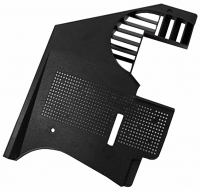 E10524 PANEL-KICK WITH VENT-BLACK-RIGHT-78-82 -Currently Unavailable