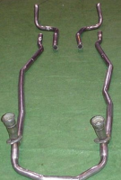 E1592 PIPE SET-EXHAUST-304 STAINLESS STEEL-2.5 INCH-HI PERFORMANCE-WITH CROSSOVER-62
