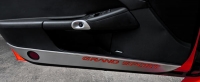 E21325 Door Guard-Brushed-Stainless Steel-W/ Carbon Fiber Grandsport Inlay-Colors-Pair-05-13