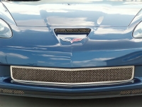 E21579 Grille-Front-Laser Mesh-Z06, Zr1, or GrandSport-Polished-06-13