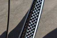 E21588 Vent Grille-Front Side Fender-Laser Mesh-Polished-Pair-05-13