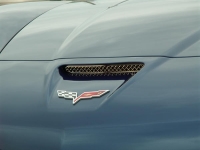 E21592 Vent Grille-Hood-Laser Mesh-Polished-Z06, ZR1, or Grandsport-06-13