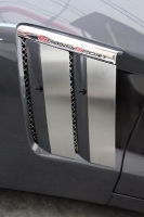 E21616 Vent Trim Plates-Front Side Fender-Polished or Brushed-4 pieces-10-13