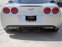 E21622 Panel-Exhaust-NPP Dual Mode Exhaust-Laser Mesh-Black Stealth-Stainless Steel-05-13